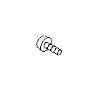 View Door Mirror Housing Bolt. Door Mirror Housing Screw. Flange Screw. Full-Sized Product Image