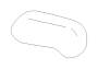 View Door Mirror Cap. Door Mirror Cover. Cover Cap MIRRH (Right, Outer, Painted, GOLD OPAL/GRAY; REGAL BLUE PEARL; SEACREST GREEN M). Full-Sized Product Image