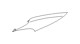View Interior Quarter Panel Trim Panel. Cover Lid A/B. Pillar (Left, Rear, IVORY; OFF BLACK). Full-Sized Product Image 1 of 1
