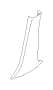 View Body B Pillar Trim Panel Clip. Door Interior Trim Panel Retainer (Passenger, Center). Full-Sized Product Image