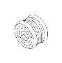 Image of Pulley Alternator. Alternator Pulley. image for your Subaru Impreza  