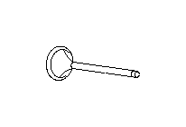 View Engine Intake Valve Full-Sized Product Image