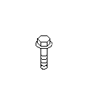 View Engine Coolant Flange Bolt. Engine Coolant Housing Bolt (Inlet, Outlet). Full-Sized Product Image