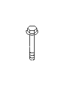 View Air Conditioning (A/C) Compressor Bolt. Engine Intake Manifold Bolt (M8 X 95 X 22). Full-Sized Product Image