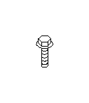 View Engine Coolant Reservoir Bolt. Engine Intake Manifold Bolt. Full-Sized Product Image