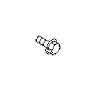 View Air Conditioning (A/C) Compressor Bolt. Belt Tensioner Bolt. Full-Sized Product Image