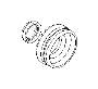Image of Retainer. Retaining Differential Side (Right). image for your Subaru