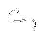 Image of Brake Hydraulic Hose (Left, Front). A Flexible Hose. image for your 2024 Subaru Ascent  Onyx Edition w/EyeSight 