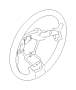 View Steering Wheel (OFF BLACK) Full-Sized Product Image