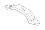 View Automatic Transmission Mount Bracket. Transmission Crossmember (Rear) (AT). Full-Sized Product Image