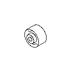 Image of Differential Housing Insulator. Suspension Crossmember Insulator. Bushing Differential. image for your Subaru
