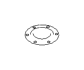View Fuel Tank Sending Unit Seal. Cushion Fuel Pump Plate. Full-Sized Product Image