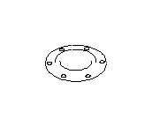 View Fuel Tank Sending Unit Gasket. Packing Level Sensor. Full-Sized Product Image