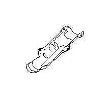 Image of Exhaust Heat Shield. Cover Exhaust Complete. Low (Front, Lower, Center). image for your 2010 Subaru Legacy  Premium Sedan 