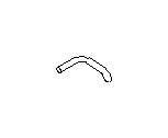 View Engine Coolant Overflow Hose. Engine Coolant Reservoir Hose. Hose Reserve Tank (Back). Full-Sized Product Image