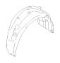 Image of Quarter Panel Splash Shield. MUD Guard R (Right, Rear). image for your Subaru