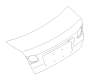 Image of Deck Lid. Trunk Lid Complete. image for your 2013 Subaru Outback  R Limited w/EyeSight 