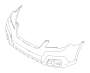 View Bumper Cover. Bumper Face OBKSIA (Front). Full-Sized Product Image 1 of 4