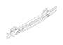 View Bumper Cover Reinforcement Beam. Bumper Impact Bar. Beam Complete O US (Rear, Back, Steel). Full-Sized Product Image