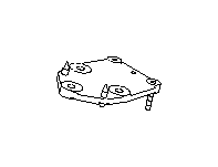 Image of Lane Departure System Camera Bracket. Plate Camera. Plate Adjuster. A Component that. image for your 2015 Subaru Impreza   