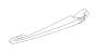 View Glass Wiper Arm (Rear, Back) Full-Sized Product Image