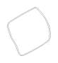 View Hatch Seal. Weather Strip Tailgate (Rear Gate). Weatherstrip Door R G. Full-Sized Product Image