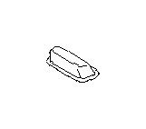 Image of Liftgate Pull Handle. Liftgate Trim Cover. Tailgate (Rear Gate). A Trim For The Liftgate. image for your 2004 Subaru Outback  Limited w/EyeSight 