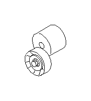 View Accessory Drive Belt Idler Pulley Bushing. Air Filter Housing Grommet. Full-Sized Product Image