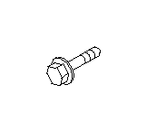 View Engine Crankshaft Pulley Bolt. Bolt CRS Pulley. Full-Sized Product Image 1 of 2