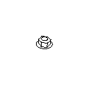 View Fuel Tank Shield Nut. Lateral Arm Nut. Steering Knuckle Nut. Steering Wheel Nut. Full-Sized Product Image
