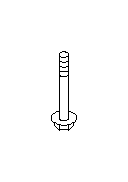 View Suspension Crossmember Bolt (FLANGE BOLT M14 X 155) Full-Sized Product Image