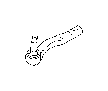 Image of Steering Tie Rod End. Gear Box (Left). image