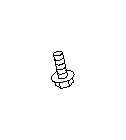 View Deck Lid Hinge Bolt. Headlight Mounting Screw. Radiator Mount Bolt. Full-Sized Product Image