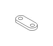 View Engine Cradle Insulator. Engine Mount Crossmember Insulator. Full-Sized Product Image