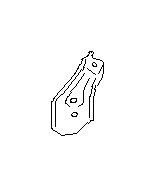 Image of Bracket Luggage Hook (Left) image for your 2015 Subaru Outback  Premium w/EyeSight 