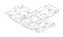 Image of Radiator Support Access Cover. Cover Engine Room. Cover Filter. image for your 2010 Subaru Outback   