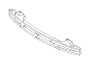 Image of Bumper Cover Reinforcement Beam. Bumper Face Bar Reinforcement Beam (Front, Back, Steel). Beam... image for your 2004 Subaru Forester 2.5L MT XS LL Bean 