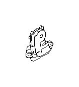 Image of Liftgate Latch. Trunk Lock Actuator Motor. Latch and Actuator. image for your 1998 Subaru Forester   
