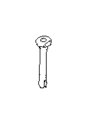 View Headrest Guide. Bushing Lock Head Rest (IVORY). Full-Sized Product Image