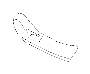 Image of Seat Back Recliner Adjustment Mechanism Cover. Seat Frame Trim Panel (Right, Front, Outer, IVORY)... image for your Subaru