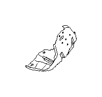 Image of Seat Hinge. Rest (Left, Rear, Back). image for your Subaru