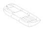 Image of Seat Cover Cushion ASSE. Seat Cushion Foam (Rear, IVORY). A Cover that replaces. image for your 2015 Subaru Outback   