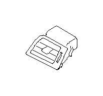 View Dashboard Air Vent. Grille Vent Side. Ventilation (Right, Passenger). Full-Sized Product Image