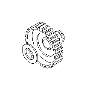 View Gear Sun. Hub Clutch High. Thrust Bearing. PT170394 Hub Clutch HI. Full-Sized Product Image 1 of 1