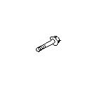 View Alignment Camber Adjusting Eccentric Bolt. Suspension Control Arm Bolt (Rear). Full-Sized Product Image
