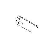 View Cover Lock. Rest Lock (Right, Rear, Back, Grey, GRAY). Full-Sized Product Image