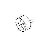 View Engine Timing Belt Tensioner Pulley. Idler Complete Belt. Full-Sized Product Image