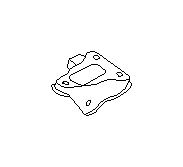 View Suspension Trailing Arm Bracket. Bracket Complete Trailing Link (Right). Full-Sized Product Image