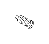View Rack and Pinion Bellows. Steering Tie Rod End. Hose Clamp. Steering Gear Box Boot. Full-Sized Product Image