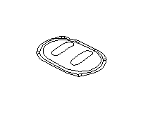 View Fuel Tank Access Cover. Trunk Floor Access Cover (Right, Rear). Full-Sized Product Image